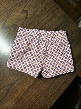 Crewcuts Pink Geometric Pattern Girls' Shorts